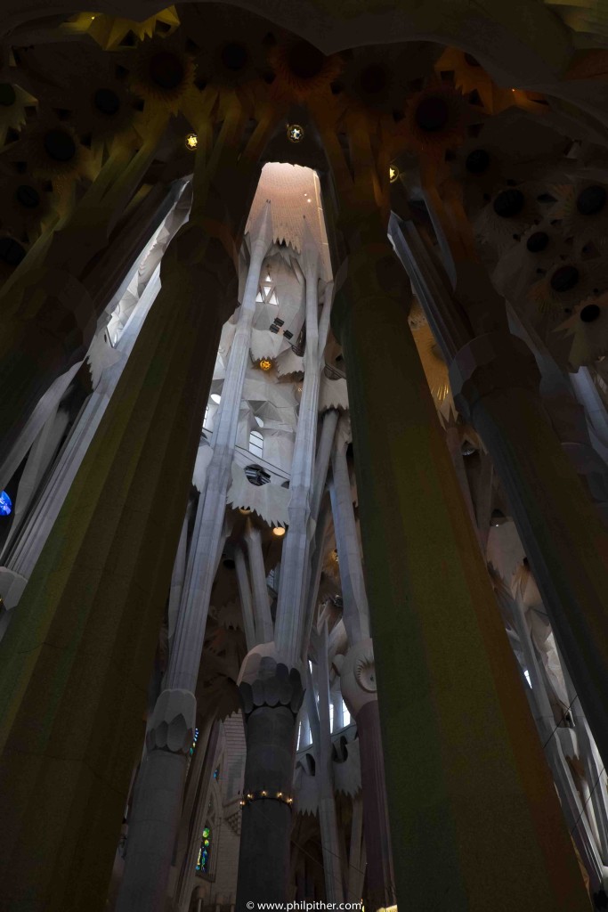 Gaudi's Sagrada Familia interior