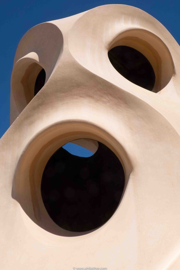 La Pedrera, Gaudi's roof top decorations