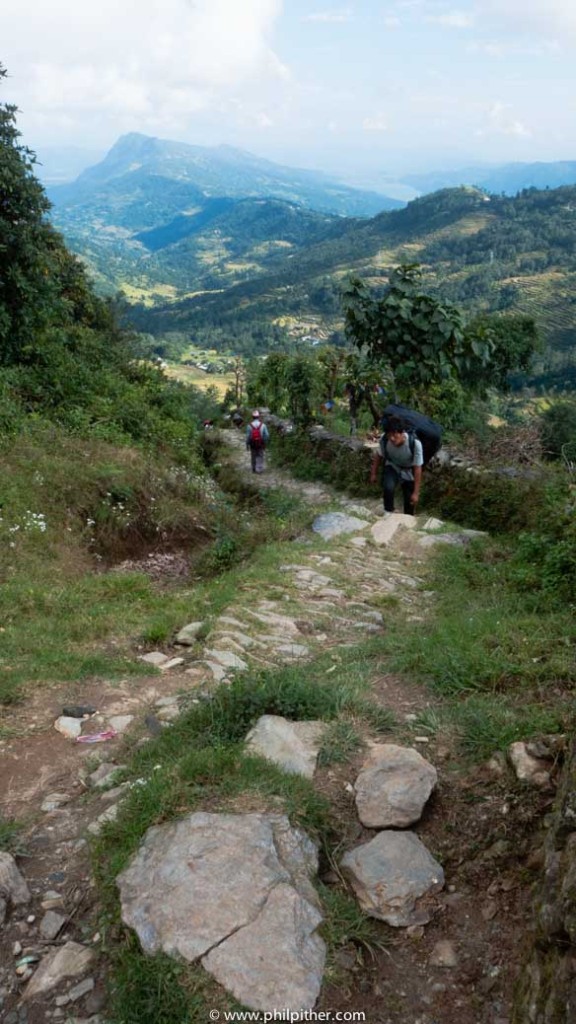 Walking to Australian Camp