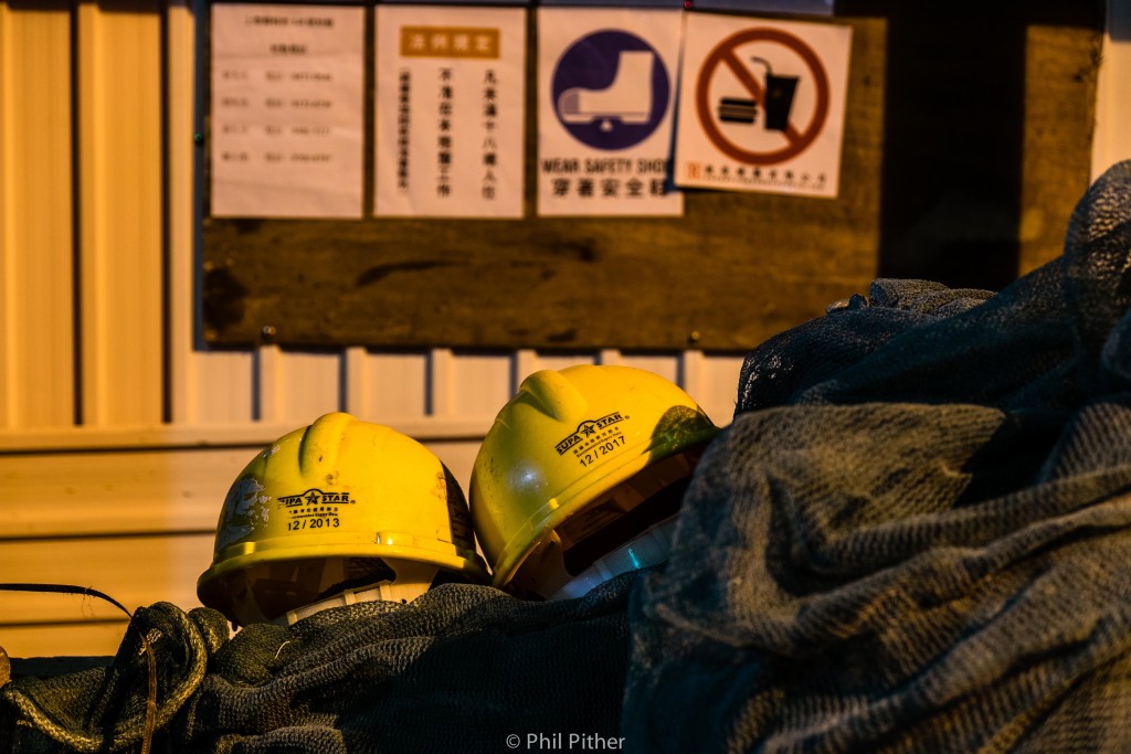 Building on Ladder Street - demolition crew