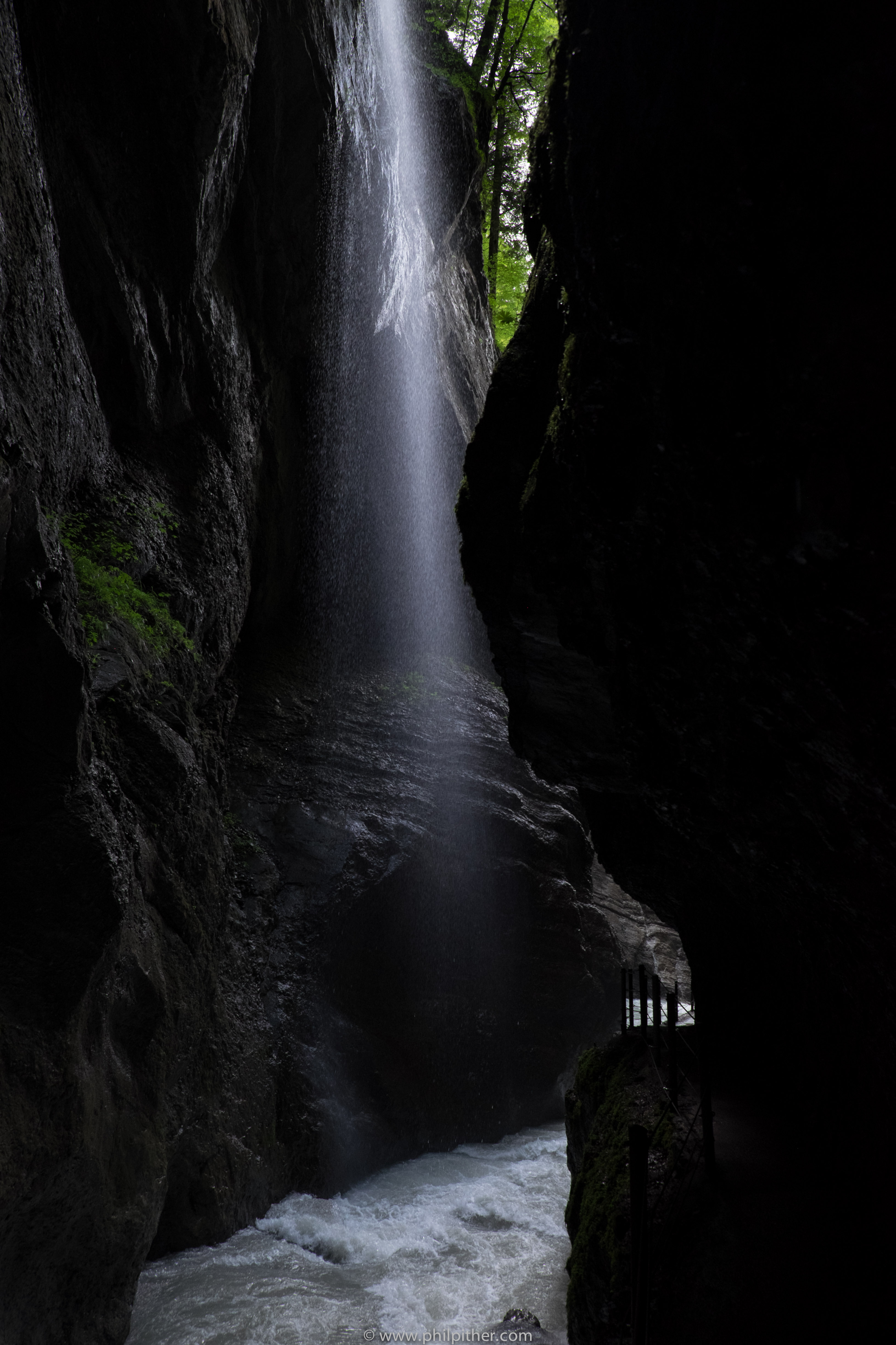 Canyon Garmisch-Partenkirchen, Tyrol, Germany